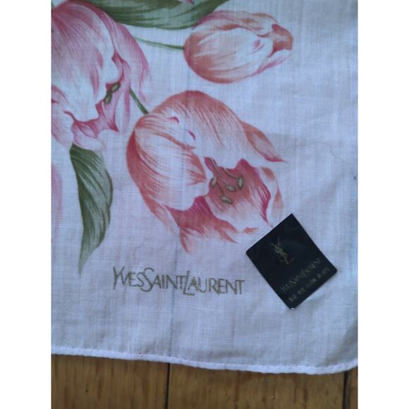 YSL NEW vintage small scarf neckerchief NWT - Picture 3 of 3